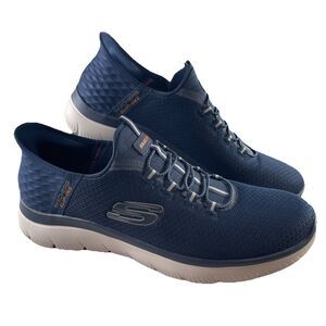 Skechers Men's Slip-ins Summits High Range Size 10.5 US Navy/Gray Sneakers Shoes